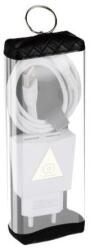 Flippy Incarcator Retea 2.1A 2USB Cablu Type-C T06 Flippy Blister, Alb (03579)