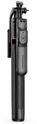 Flippy Selfie Stick Pentru Telefon, Flippy, Trepied Aluminiu Extensibil, Telecomanda Bluetooth Reincarcabila, Pentru Calatorii, Vlog Video si Fotografie, 30.6 x 7.6 x 3.5 cm, Negru (165233)