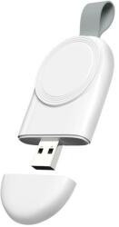 Flippy Incarcator Wireless pentru Smart Watch, Flippy, Compatibil cu Apple iWatch 1/9, Magnetic, Interfata Port USB-A, Fara Cablu direct in Statie sau Calculator, Negru (165005)