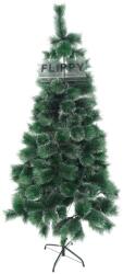 Flippy Brad artificial de Craciun tip pin nins, pentru interior/exterior, inaltime 210 cm, Flippy, verde, suport metalic inclus (106769)