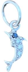 Flippy Pandantiv din Argint 925 Jolie Silver, Model Delfin cu Zirconii, 17 x 5 mm, 0.5 g (05095)