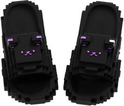 Flippy Papuci Casual pentru Adolescenti, Flippy, Model Unisex de Forma Pixel, Rezistenti Usori si Moi din Spuma EVA Antiderapanti, Marime 38-39, Negru (161741)