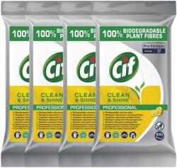 Flippy Pachet CIF Professional Clean&Shine - Servetele Umede de Curatare Multifunctionale Biodegradabile, 4×100 buc (165982)