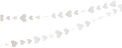 Flippy Banner cu Inimioare, Flippy, Tip Franjuri, 4 m, Rola de Ata Inclusa, Alb (131227)