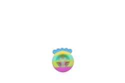 Flippy Jucarie senzoriala antistres cu ventuza de decompresie, Antrenare antebrat, Fidget Toy, Model Pestisor, Macarons (104208)