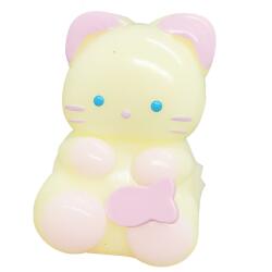 Flippy Jucarie Antistres Squishy, Flippy, cu Revenire Lenta, Model Pisicuta, Squeeze Pinch Family, 9 x 5.5 cm, Galben (136200)