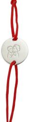 Flippy Martisor Bratara Argint 925, Jolie, Model Mama si Copilul, Martisor de 1 Martie, cu Snur Rosu, Argintiu (165620)