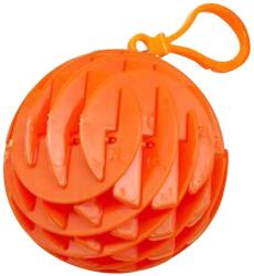 Flippy Jucarie Worm Fidget de Decompresie, Flippy, Anti Stres, Dimensiune Compacta 6 cm, Dimensiune Extinsa 15.5 cm, Portocaliu (126243)