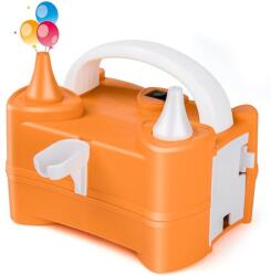 Flippy Pompa Electrica de Umflat Baloane, Flippy, cu Doua Iesiri, 220V, Putere 400W, Accesorii petrecere, Portocaliu (131443)