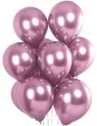 Flippy Set 10 Baloane din Latex Chrome, Flippy, Model Party, 23 cm, Mov, 2.2 g (130912)