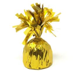 Flippy Greutate pentru Baloane cu Heliu, Flippy, din Folie cu Franjuri, 170g, 13 x 5 x 3 cm, Auriu (127332)