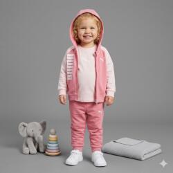 PUMA MINICATS SET-3 Tee, Hooded, Pantst INF 104 | Copii | Treninguri, seturi de trening | Roz | 693292-25