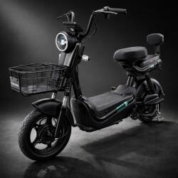 Flippy Scuter Electric KG, Saige, Fara Permis, Motor 500W, Baterie 48V20Ah, Autonomie 60km, 153x40x85 cm, Viteza Maxima 25km/h, Negru (164173)