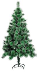 Flippy Brad artificial de Craciun tip pin nins, pentru interior/exterior, inaltime 150 cm, Flippy, verde, suport metalic inclus (106767)