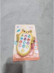 Flippy Jucarie Interactiva, Flippy, Telefon Inteligent, Model Albinuta, Functii Educative, Muzicale si Voce, 4-6 ani, 19 x 11.5 cm, din Plastic, Galben (137888)