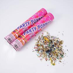 Flippy Tun Confetti, Flippy, Model Mix din Folie, 40 cm, Ambalaj din Carton, Eliberare prin Rasucire, Multicolor (137786)