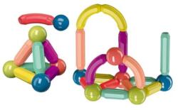 Flippy Set 25 de Piese Magnetice de Constructie, Flippy, Puzzle, Forme, 3 Ani, ABS, Magnet, 16x6x14 cm, Multicolor (133043)