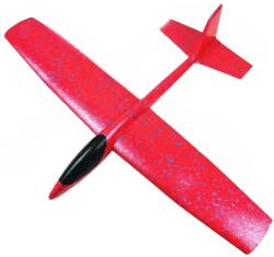 Flippy Avion Planor Flippy, din Polistiren, Lungime 84 cm , Jucarie Recreativa, Cascadorii, Rosu (126125)