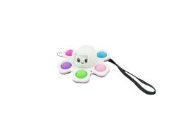 Flippy Jucarie Pop It, Flippy, Fidget Toy, antistres, senzoriala, Alb (107811)
