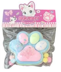 Flippy Jucarie Antistres Squishy, Flippy, cu Revenire Lenta, Model Labuta de Pisica, 200g, 12.5 x 10.5 cm Squeeze Pinch Family, Ambalaj Transparent, Model 4 (136169)