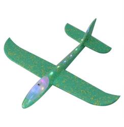 Flippy Avion Planor Flippy, cu Lumini pe Toata Lungimea, din Poliester, 48 cm, Verde (126128)