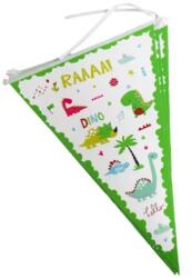 Flippy Set 10 Stegulete Tip Banner, Flippy, Colectia Dino Park, 28.5 x 20 cm, din Hartie Cretata, Multicolor (132662)