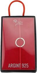 Flippy Bratara Dama Argint 925, Jolie, Model Cerc cu Snur Rosu, Pandativ Silver 0.4 gr, Argintiu (125813)