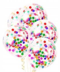 Flippy Set 10 Baloane din Latex, Flippy, Model Party Confetti, 30 cm, Multicolore, 2.8 g (130799)