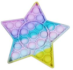 Flippy Jucarie Antistres, Flippy, Tip Pop It Now and Flip It, Steluta, din Silicon, Multicolor (131333)
