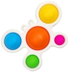 Flippy Jucarie Antistres Flippy - Fidget Toy, Simple Dimple, Crab, Multicolor (103345)