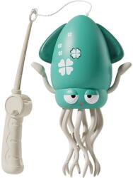 Flippy Caracatita Dansatoare, Flippy, +3 Ani, 3 Moduri, din ABS, Incarcare USB, cu Undita Inclusa, 12.6 x 7.6 x 20.7 cm, Verde (161601)
