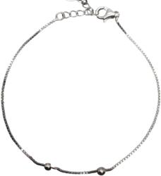 Jolie Silver Brățară Damă din Argint 925 Rodiat, Jolie Silver, Design Elegant și Minimalist, Reglabilă, Greutate 1.3 g, Argintiu (05688)