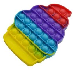 Flippy Jucarie antistres din silicon, Pop it Now and Flip It, Briosa, Multicolor (102806)