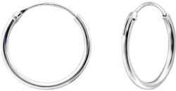 Jolie Silver Cercei Argint 925, Jolie Silver, pentru Dama, Model Creole, 0.12 cm, 0.68 g, Argintiu (122380)