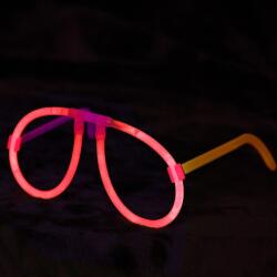 Flippy Ochelari Decorativi, Flippy, din Plastic, Fluorescenti, Accesoriu Petrecere, Roz (164668)
