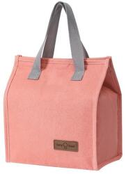 Flippy Geanta Termoizolanta Tip Bento Bag Flippy, Camping Cooler, Aluminiu, 22.5x13x25, 5 cm, 3.3 L, Roz (127707)