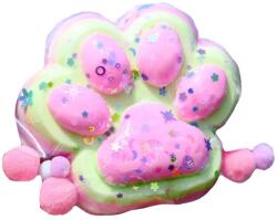 Flippy Jucarie Antistres Squishy, Flippy, Revenire Lenta, Model Labuta de Pisica, Squishy, BIG 12.5 x 10.5 cm, 220 g, Model 22, Roz Verde (136078)