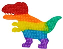 Flippy Jucarie antistres din silicon Pop it now, forma Dinozaur, multicolor, urias (103113)