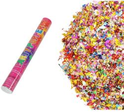 Flippy Tub de Confetti, Flippy, Clasic, 30x5 cm, Confetii Asortate din Plastic, Eliberare prin Rasucire, Multicolor (137676)