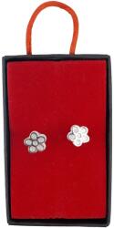 Jolie Silver Cercei din Argint 925, Jolie Silver, pentru Dama, Model Floare Cu 5 Petale, 1.1 g, Design Clasic Floral, Argintiu (125995)