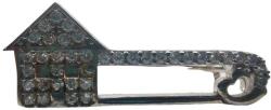 Flippy Brosa Argint 925 Casuta Iubirii (116655)