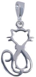 Flippy Pandantiv Argint 925, Model Pisica Contur, 1.1 g (06638)