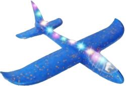 Flippy Avion Planor cu Pilot, Flippy, Din Polistiren, Cu Lumini pe Toata Lungimea, 47 cm, Albastru (126120)