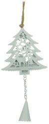 Flippy Ornament de brad pom de craciun, Flippy, alb, metal, 20 cm (103820)