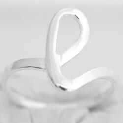 Jolie Silver Inel din Argint 925 cu model de forma literei L, marimea 48 (06405)