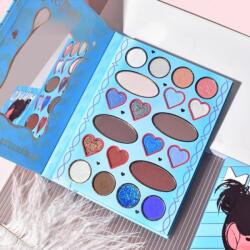 Flippy Paleta de Machiaj, KEVIN&COCO, 20 Culori Blue Girl, Fard de Pleoape si Blush, Albastru (126644)