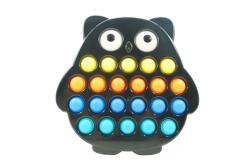 Flippy Jucarie senzoriala antistres, Simple Dimple, Bufnita, Multicolor, V2 (107705)