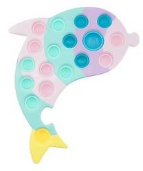 Flippy Jucarie senzoriala antistres, Simple Dimple, Delfin, Macarons, Flippy (108105)