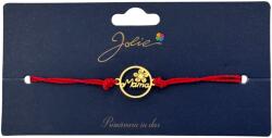 Jolie Martisor Bratara Primavara, Textil si Inox, Jolie, Snur Rosu, Model Mama, Auriu (135166)