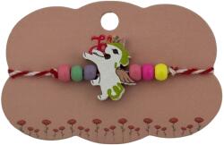 Jolie Martisor Bratara Multicolora pentru Copii, Jolie, din Lemn si Textil, Model Unicorn (164944)